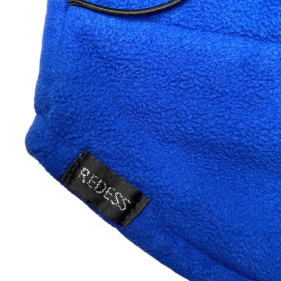 Blue Balaclava Hood By Redess Fleece Lining Pull String Adult One Size - Picture 5 of 6